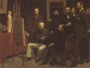 Henri Fantin-Latour A Studio in the Batignolles Quarter china oil painting reproduction